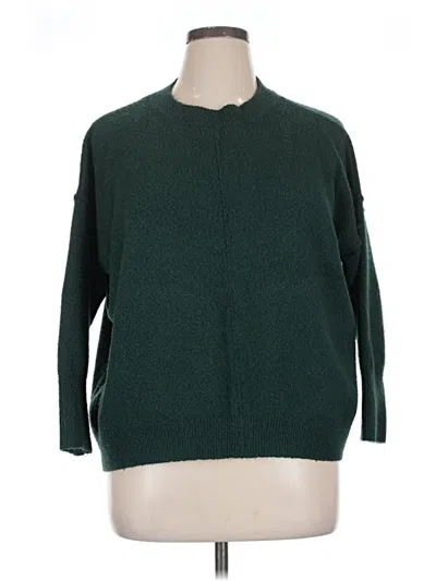 Pre-owned Vince Camuto Pullover Sweater In Green