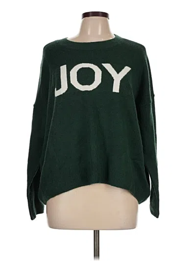 Pre-owned Vince Camuto Pullover Sweater In Green