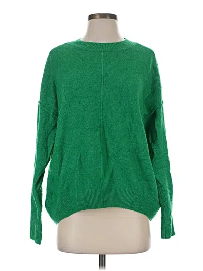 Pre-owned Vince Camuto Pullover Sweater In Green