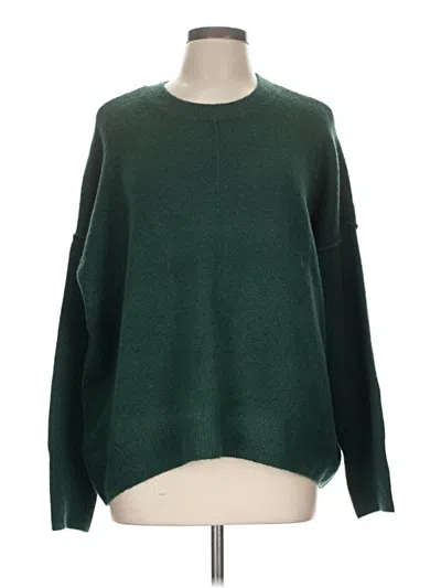Pre-owned Vince Camuto Pullover Sweater In Green