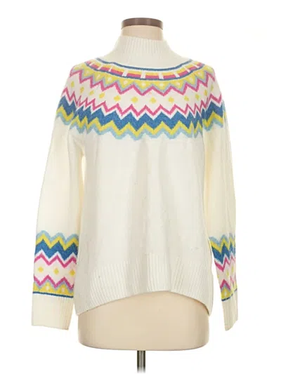 Pre-owned Vince Camuto Pullover Sweater In Ivory