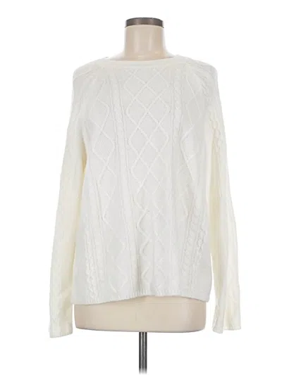 Pre-owned Vince Camuto Pullover Sweater In Ivory