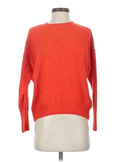 Pre-owned Vince Camuto Pullover Sweater In Orange