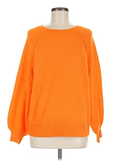 Pre-owned Vince Camuto Pullover Sweater In Orange