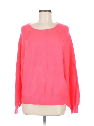 Pre-owned Vince Camuto Pullover Sweater In Pink