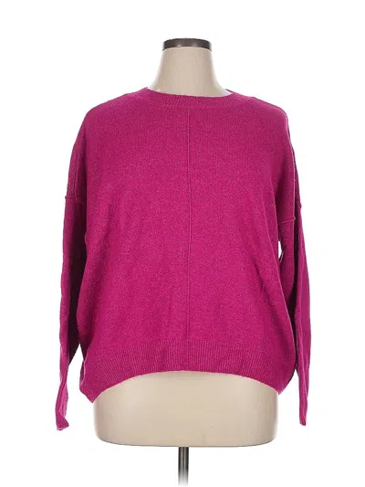 Pre-owned Vince Camuto Pullover Sweater In Pink