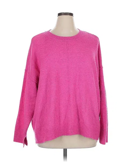 Pre-owned Vince Camuto Pullover Sweater In Pink