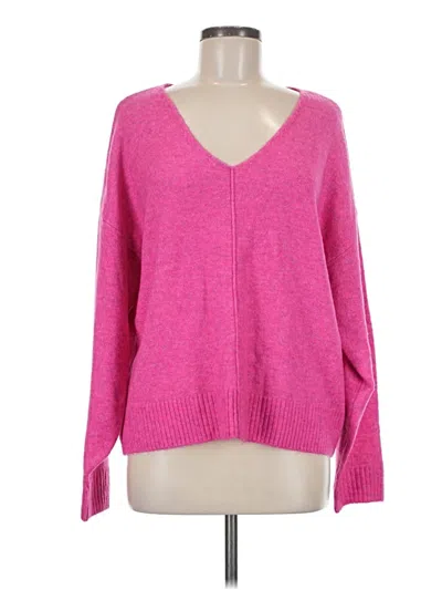 Pre-owned Vince Camuto Pullover Sweater In Pink