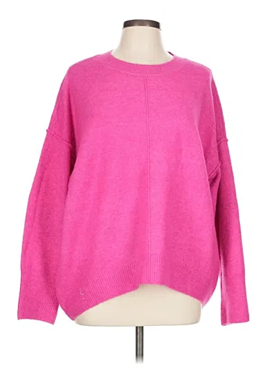 Pre-owned Vince Camuto Pullover Sweater In Pink