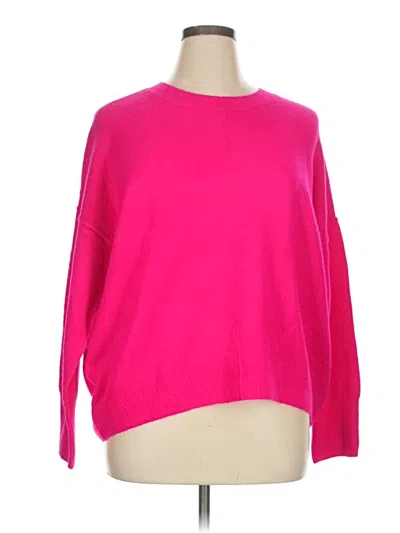 Pre-owned Vince Camuto Pullover Sweater In Pink