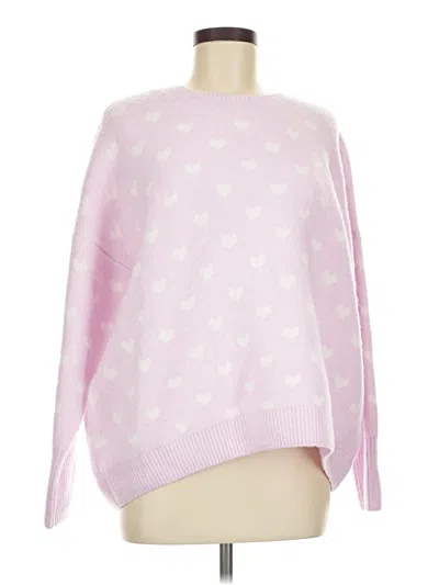 Pre-owned Vince Camuto Pullover Sweater In Pink