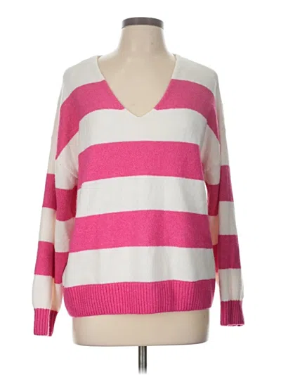Pre-owned Vince Camuto Pullover Sweater In Pink