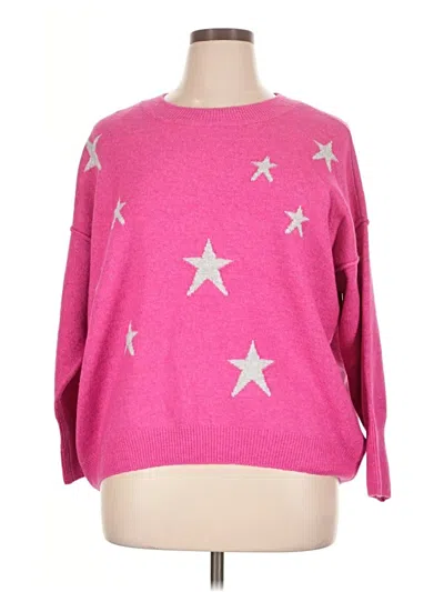 Pre-owned Vince Camuto Pullover Sweater In Pink