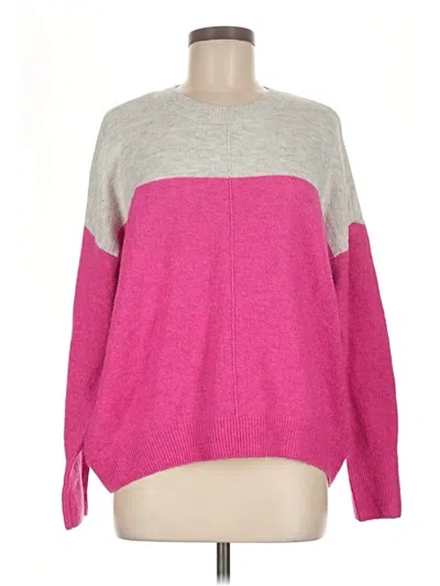 Pre-owned Vince Camuto Pullover Sweater In Pink