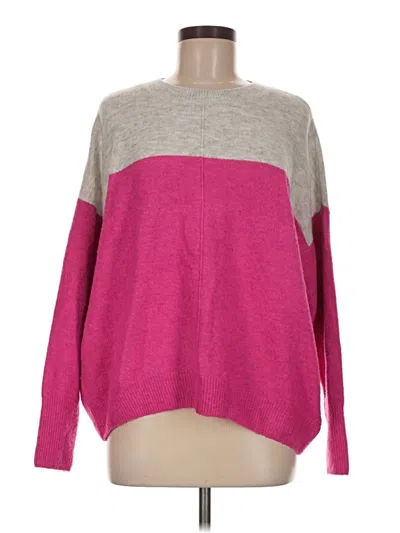 Pre-owned Vince Camuto Pullover Sweater In Pink