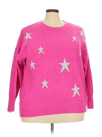 Pre-owned Vince Camuto Pullover Sweater In Pink
