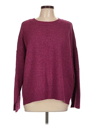 Pre-owned Vince Camuto Pullover Sweater In Purple