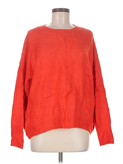 Pre-owned Vince Camuto Pullover Sweater In Red