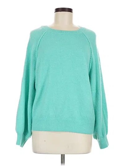 Pre-owned Vince Camuto Pullover Sweater In Teal