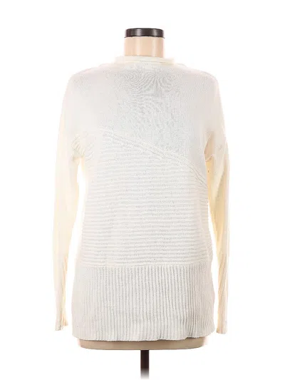 Pre-owned Vince Camuto Pullover Sweater In White