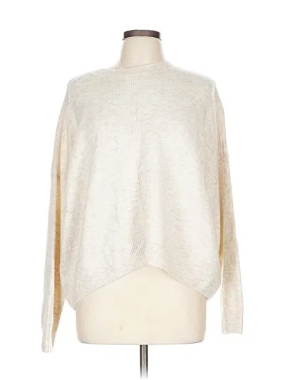 Pre-owned Vince Camuto Pullover Sweater In White