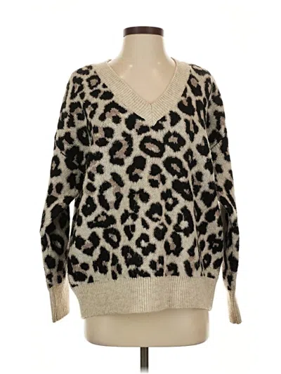 Pre-owned Vince Camuto Pullover Sweater In White