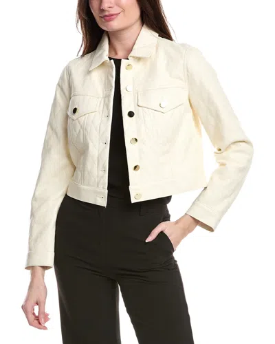 Vince Camuto Quilted Jacket In White