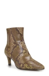Vince Camuto Quinley Pointed Toe Bootie In Tostada Leather
