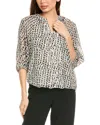 Vince Camuto Raglan Button-up Blouse
