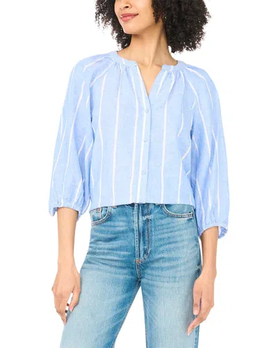 Vince Camuto Raglan Sleeve Blouse In Blue