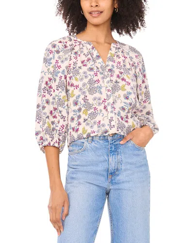 Vince Camuto Raglan Sleeve Blouse In Multi