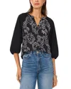 Vince Camuto Embroidered Floral Button-up Shirt