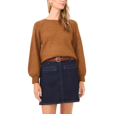Vince Camuto Raglan Sleeve Sweater In Brown