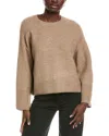 Vince Camuto Raglan Wide Sleeve Sweater In Brown