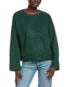 Vince Camuto Raglan Wide Sleeve Sweater In Green