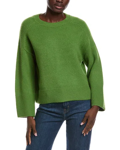 Vince Camuto Raglan Wide Sleeve Sweater In Green