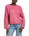 Vince Camuto Raglan Wide Sleeve Sweater In Pink