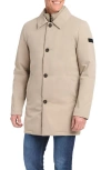 Vince Camuto Rain Tek Coat With Removable Bib In Neutral