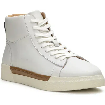 Vince Camuto Ranulf High Top Sneaker In Bianco/eclipse