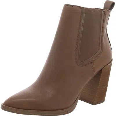 Vince Camuto Ratony Womens Leather Pointed Toe Booties In Multi