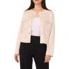 Vince Camuto Raw Edge Jacket In Natural Sand