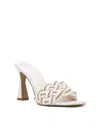 Vince Camuto Rayley Mule In White Swan In Multi