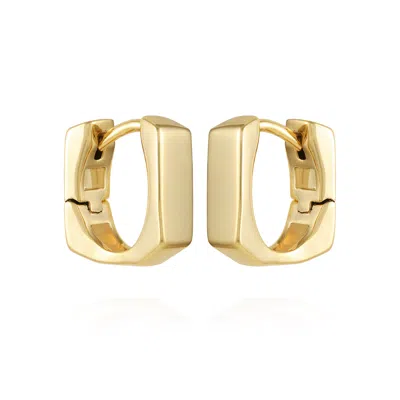 VINCE CAMUTO RECTANGLE HUGGIE HOOP EARRINGS