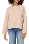 Vince Camuto Relaxed Crewneck Sweater In Neutral