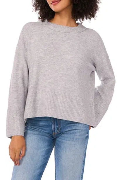 Vince Camuto Relaxed Crewneck Sweater In Gray