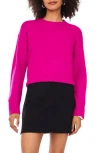 Vince Camuto Relaxed Fit Sweater In Purple