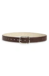 Vince Camuto Reversible Belt In Brown