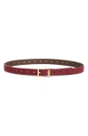 Vince Camuto Reversible Belt In Red