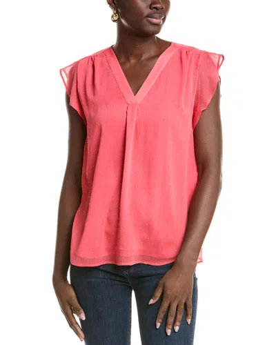Vince Camuto Rhinestone Blouse In Pink
