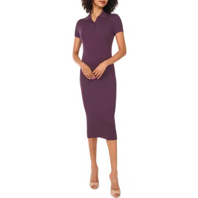 Vince Camuto Rib Dress In Purple